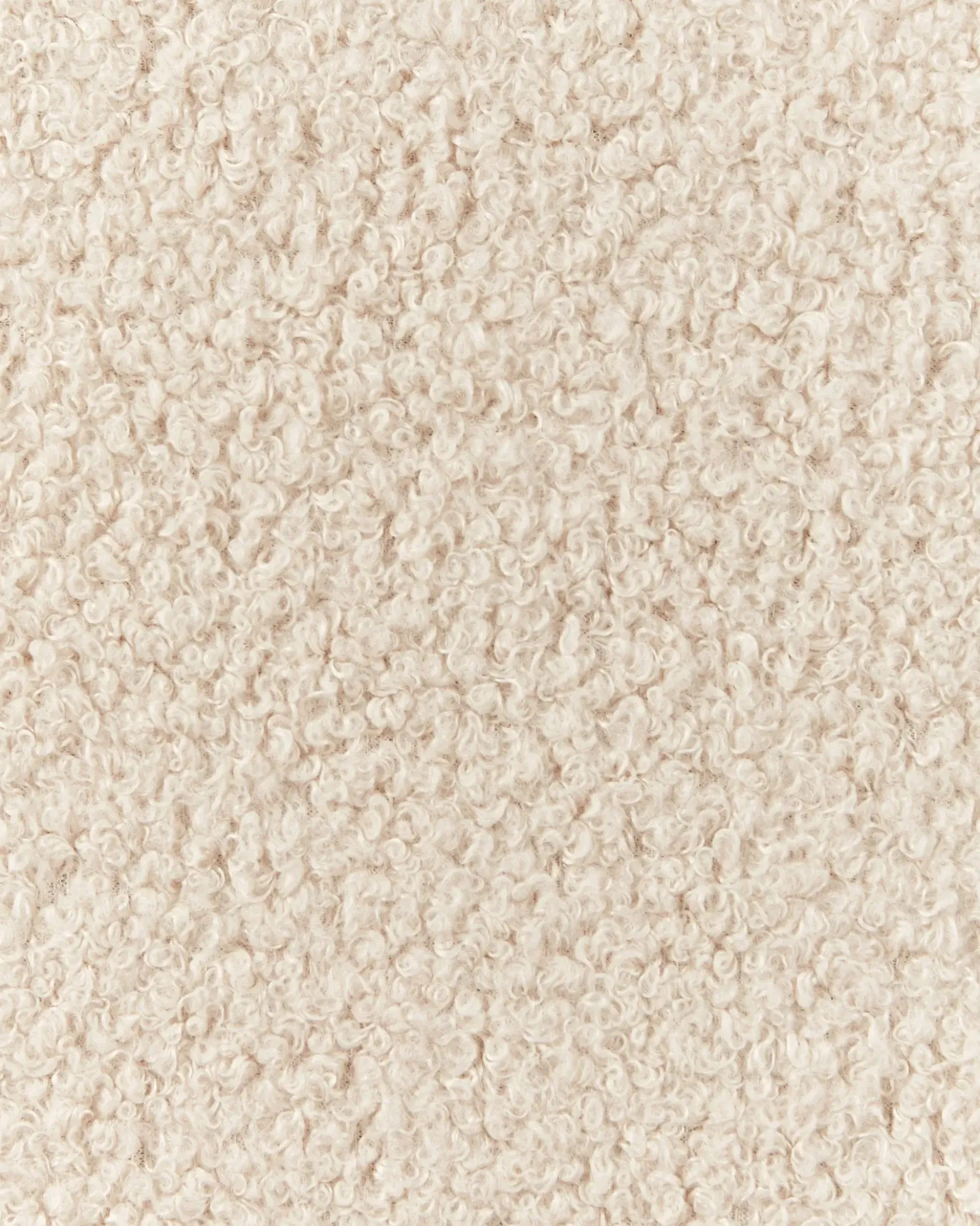 Poltrona ESRUM Bouclé Marrone scuro/Beige