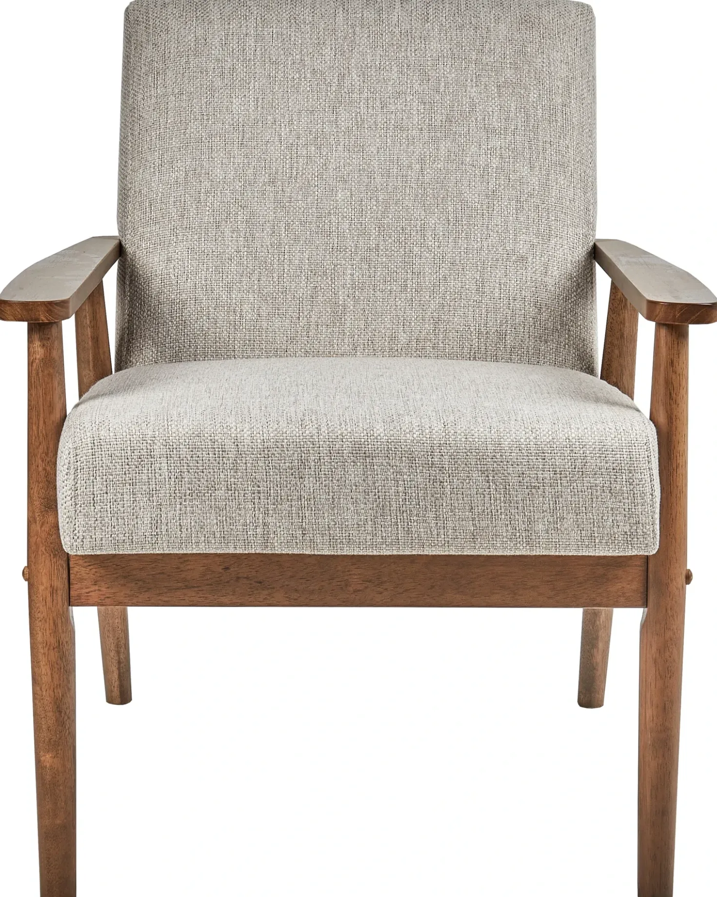 Poltrona ESRUM Tessuto Marrone scuro/Grigio