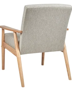 Poltrona ESRUM Tessuto Marrone chiaro/Grigio