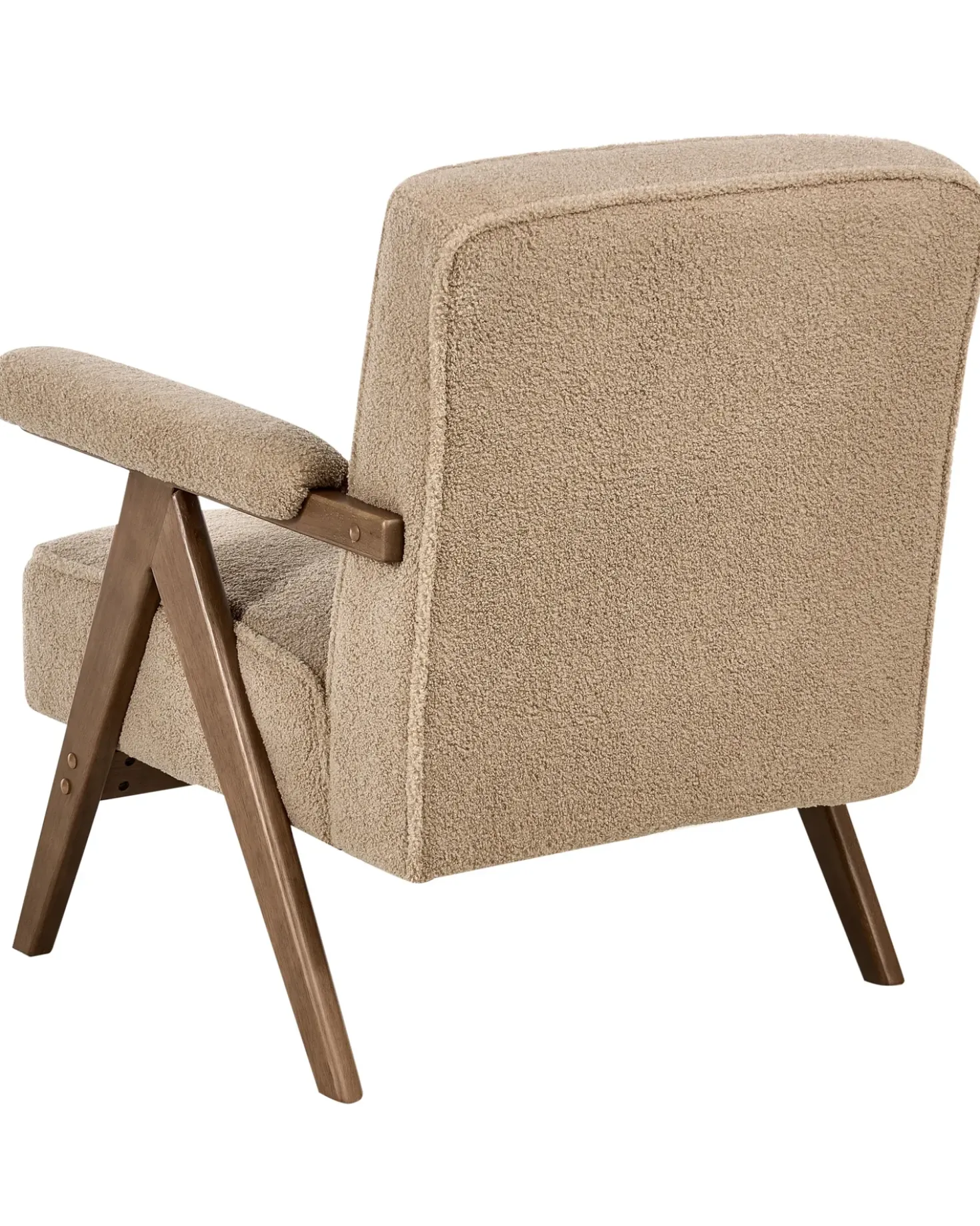 Poltrona EVJE Bouclé Beige sabbia