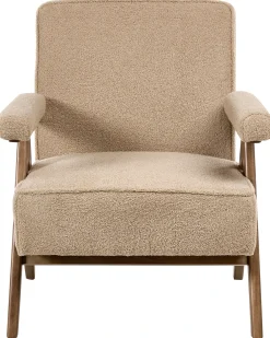 Poltrona EVJE Bouclé Beige sabbia