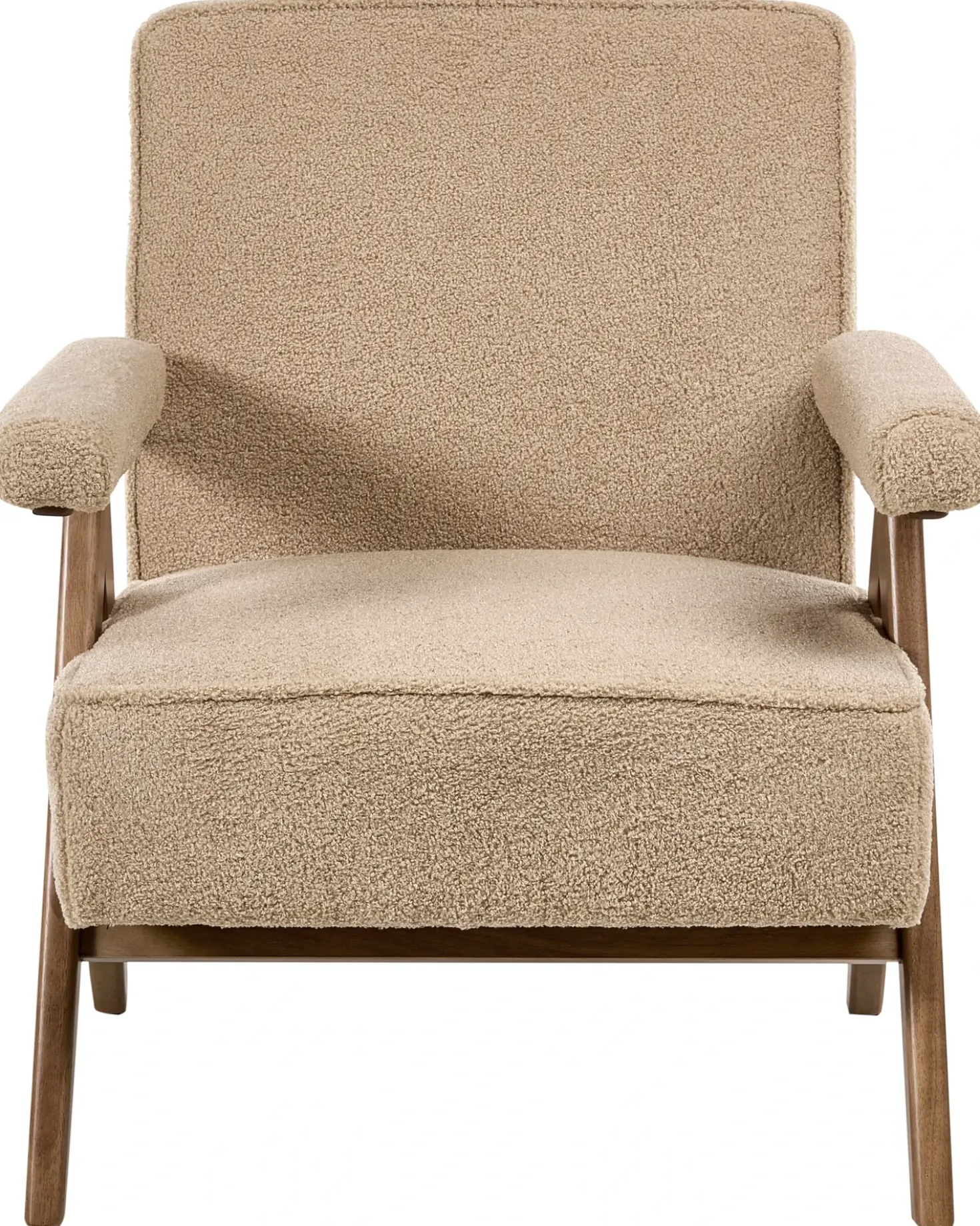 Poltrona EVJE Bouclé Beige sabbia