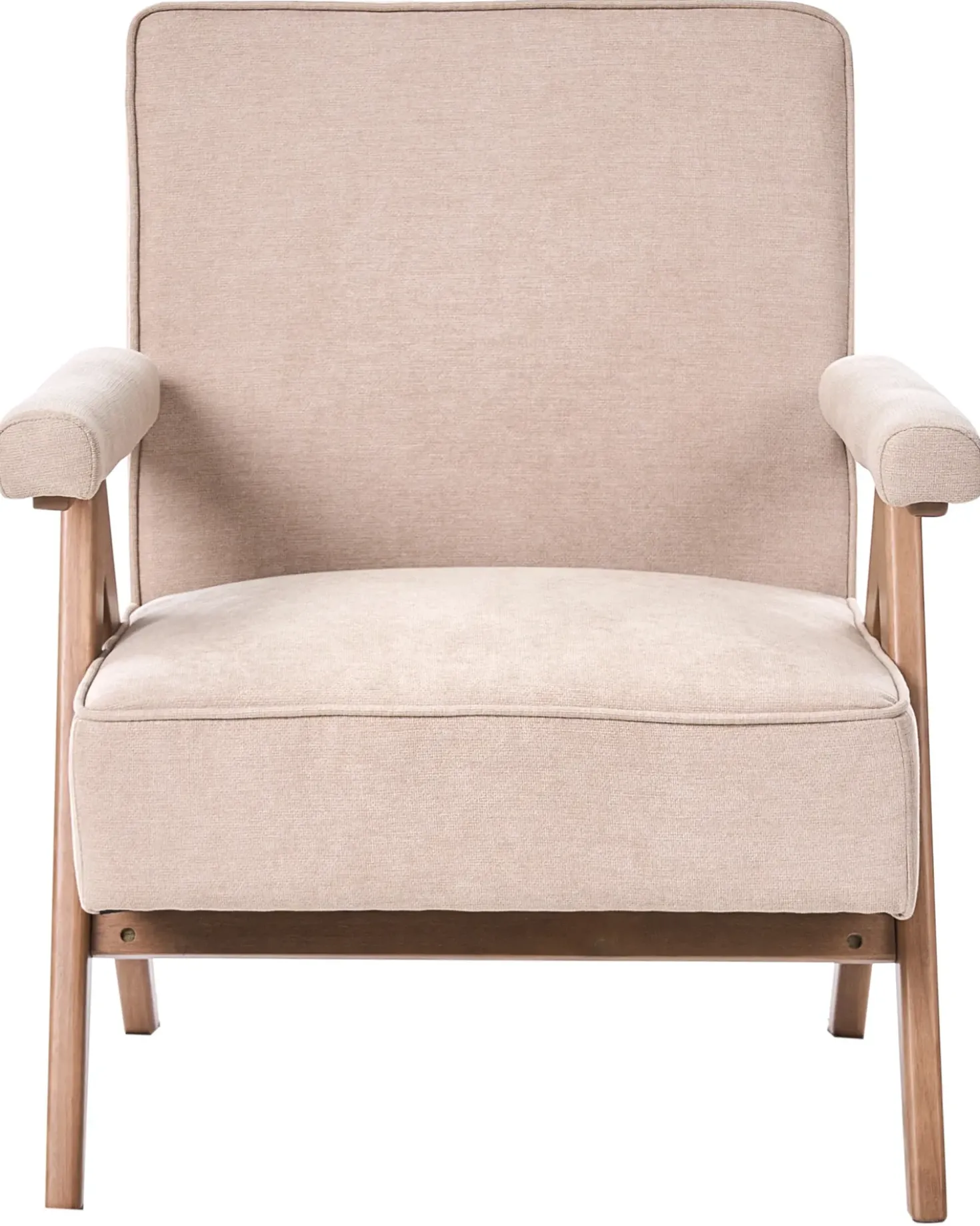 Poltrona EVJE Lino sintetico Beige