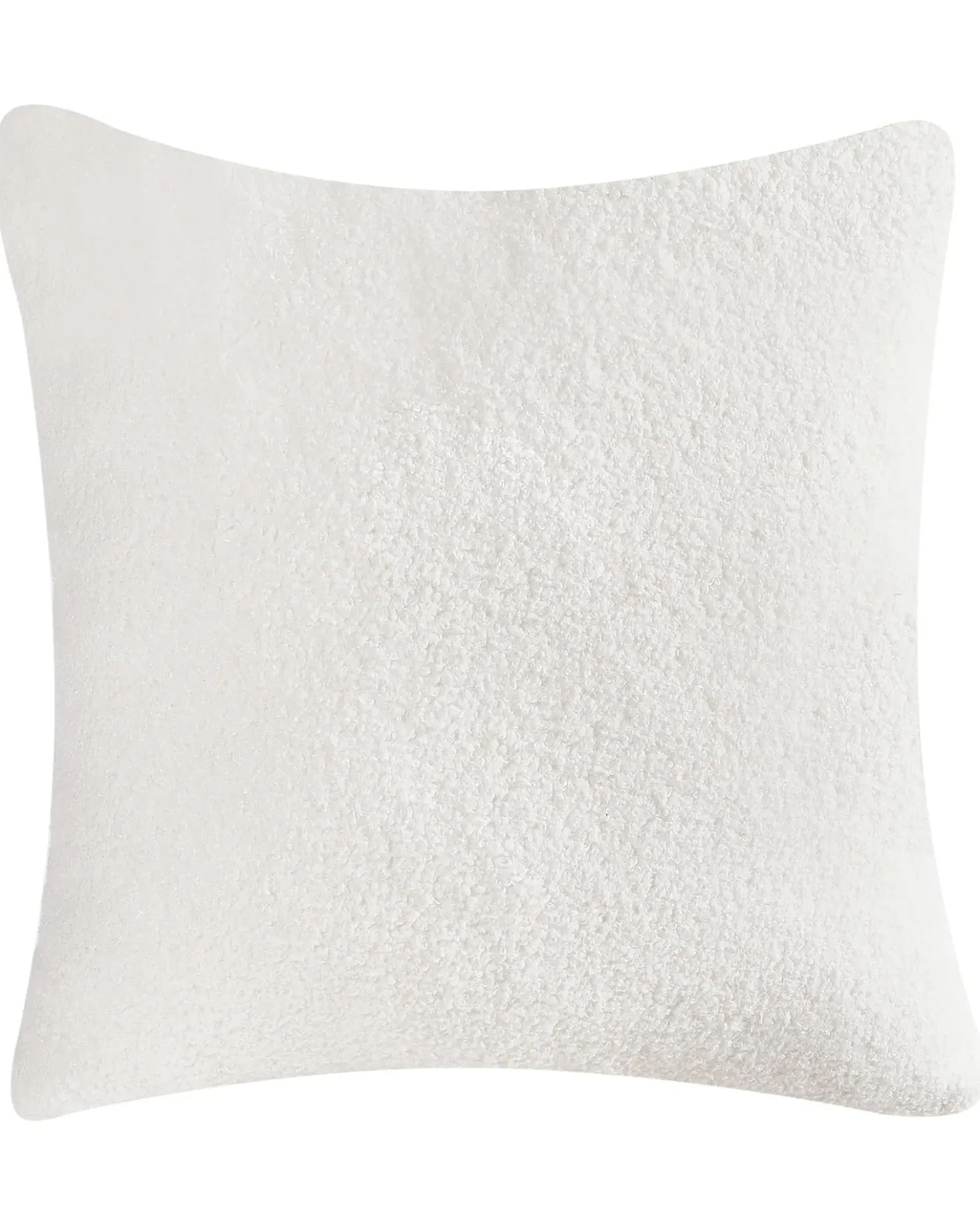 Poltrona girevole DALBY Bouclé Bianco
