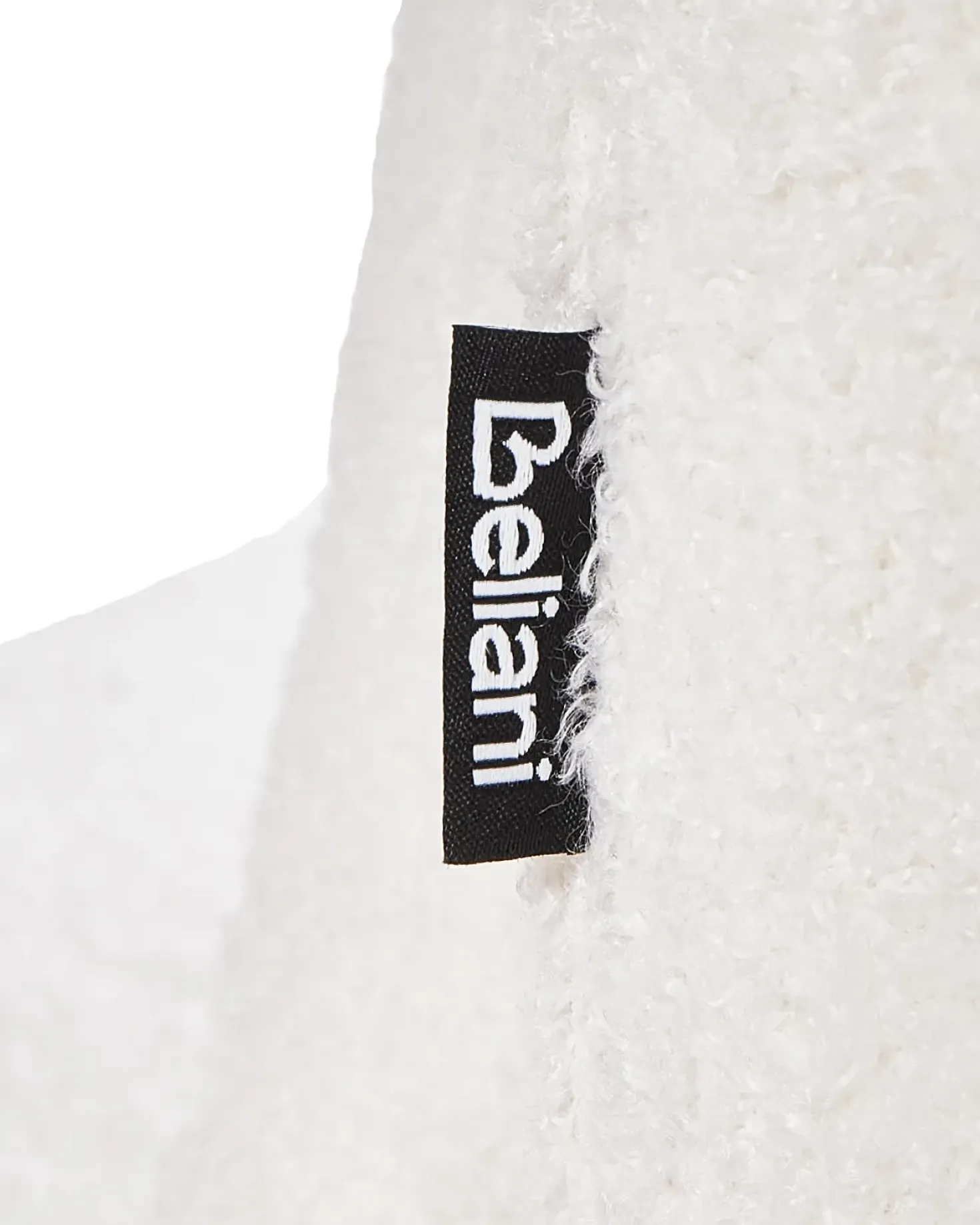 Poltrona girevole DALBY Bouclé Bianco