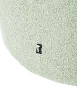 Poltrona girevole DAVIK Bouclé Verde chiaro