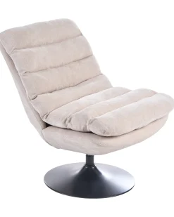 Poltrona girevole HOVET Beige chiaro