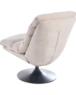 Poltrona girevole HOVET Beige chiaro