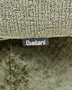 Poltrona girevole LIEKSA Ciniglia Verde