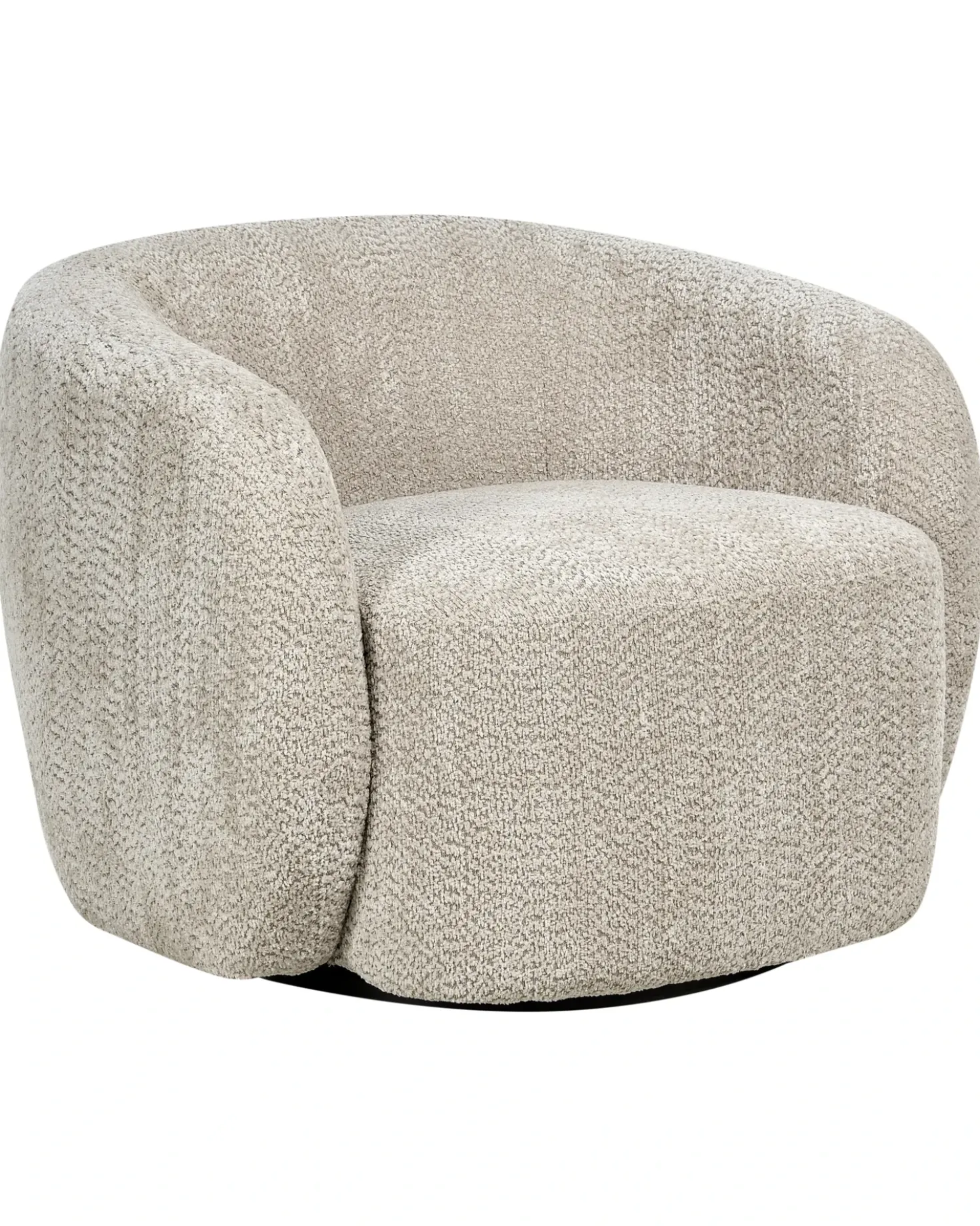 Poltrona girevole TORE Tessuto Beige