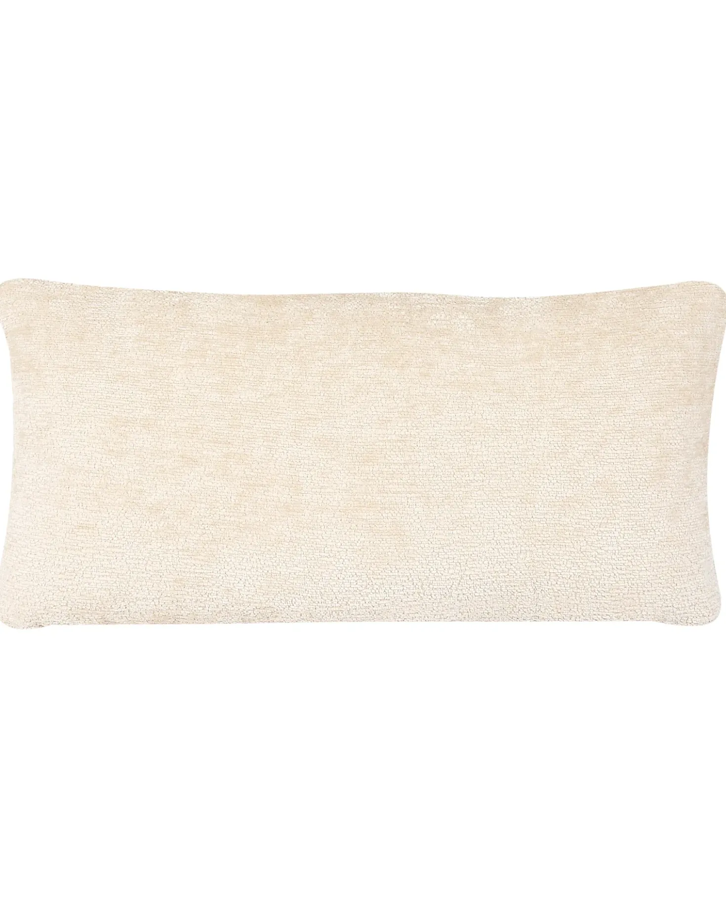 Poltrona girevole TOVIK con poggiapiedi Ciniglia Beige chiaro