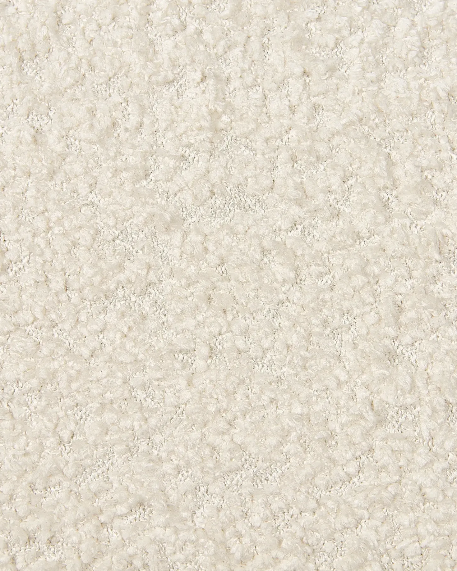 Poltrona HALLSBERG Bouclé Bianco sporco