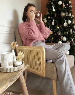 Poltrona HOJBY Bouclé Beige sabbia