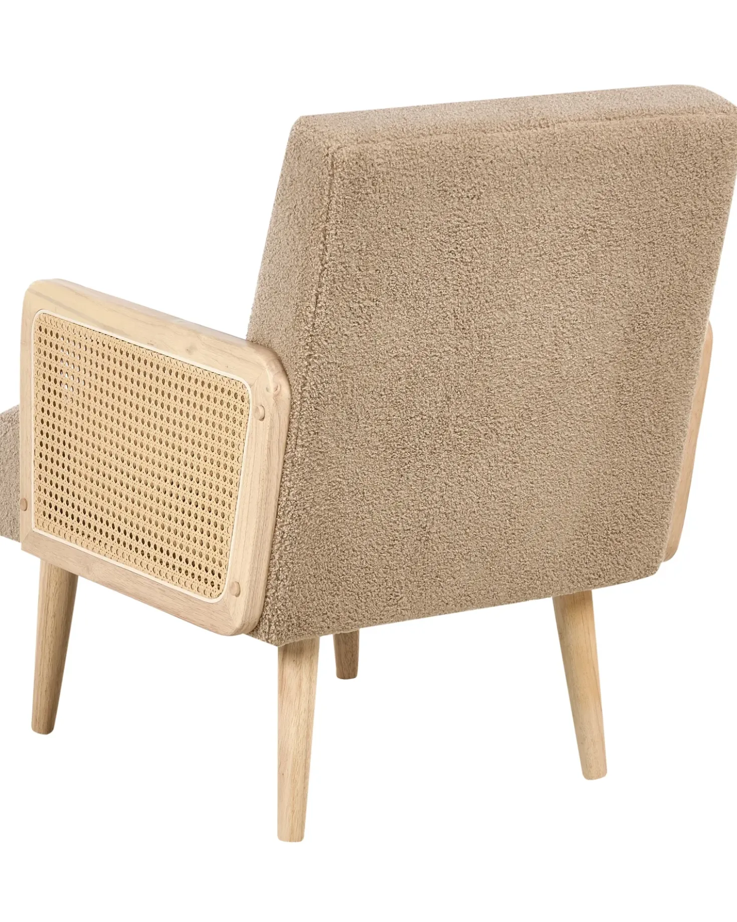 Poltrona HOJBY Bouclé Beige sabbia