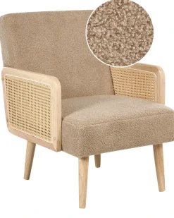 Poltrona HOJBY Bouclé Beige sabbia