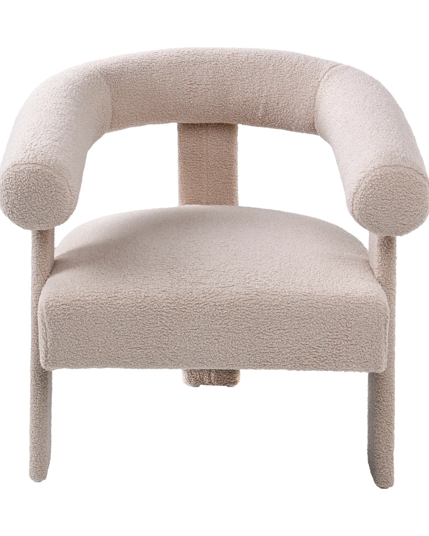 Poltrona ILBRO Bouclé Beige chiaro