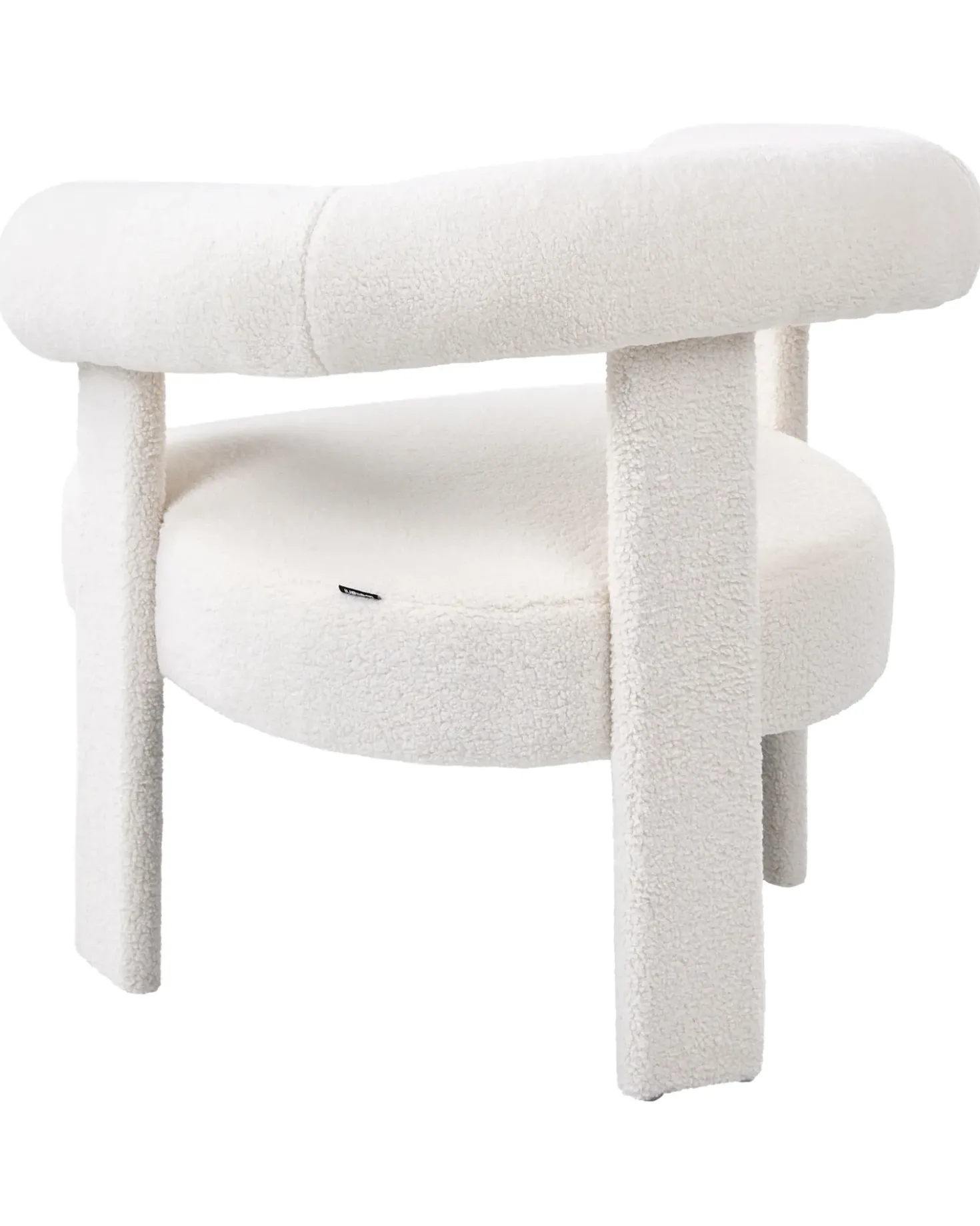 Poltrona ILBRO Bouclé Bianco sporco