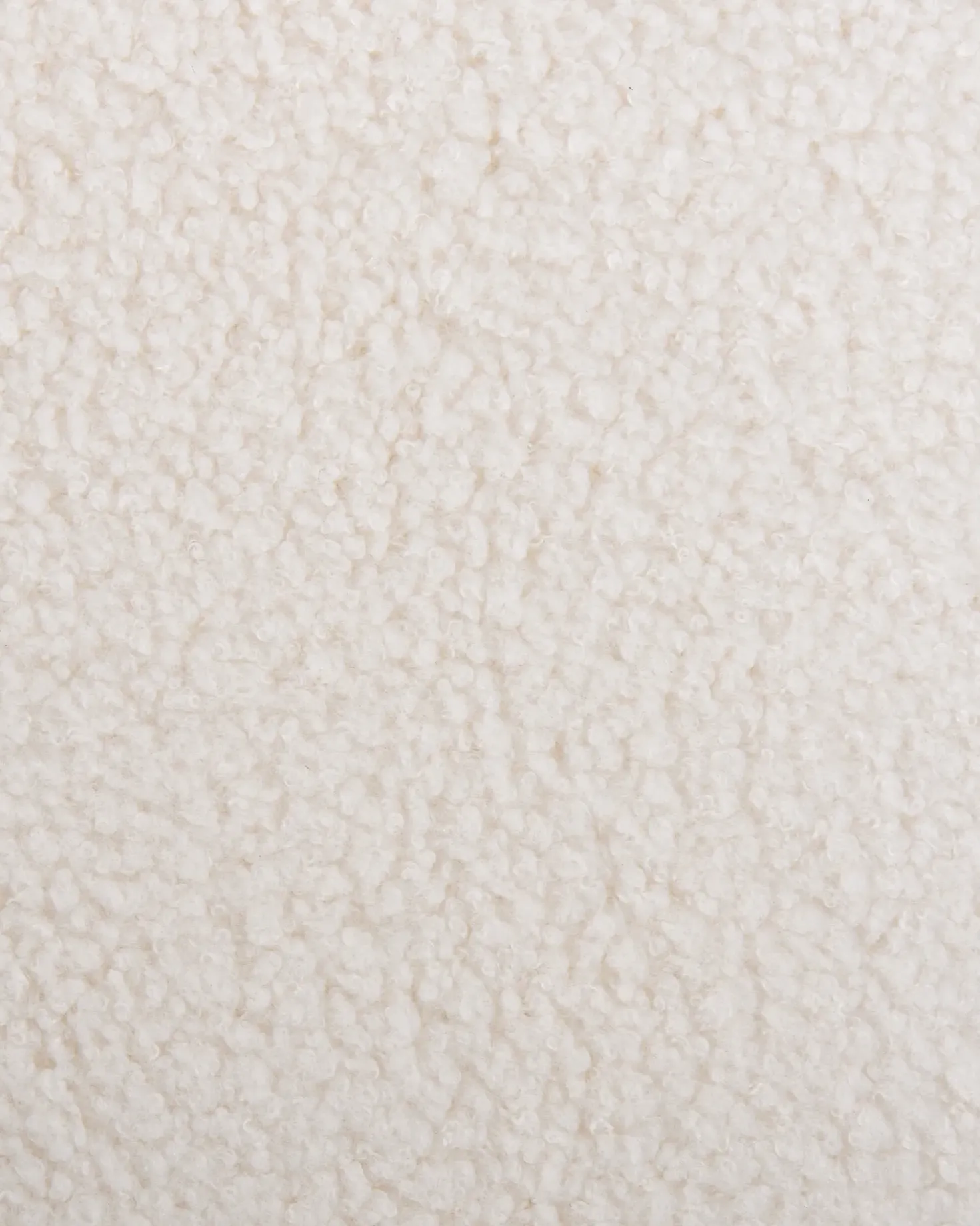 Poltrona ILBRO Bouclé Bianco sporco/Marrone scuro