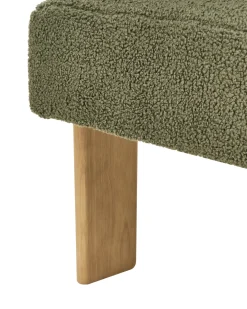 Poltrona ILBRO Bouclé Verde/Marrone chiaro