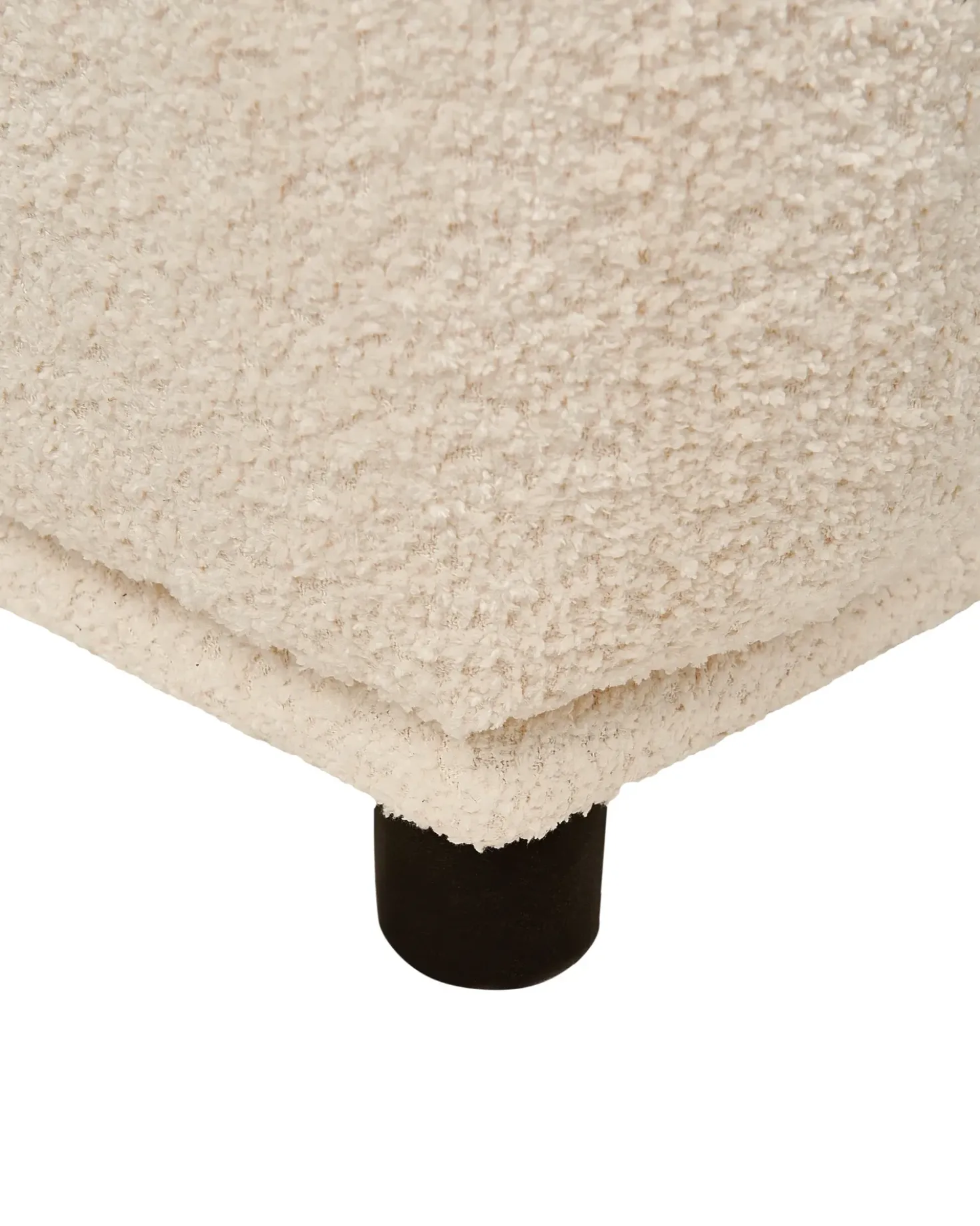 Poltrona JAMSA Bouclé Bianco sporco