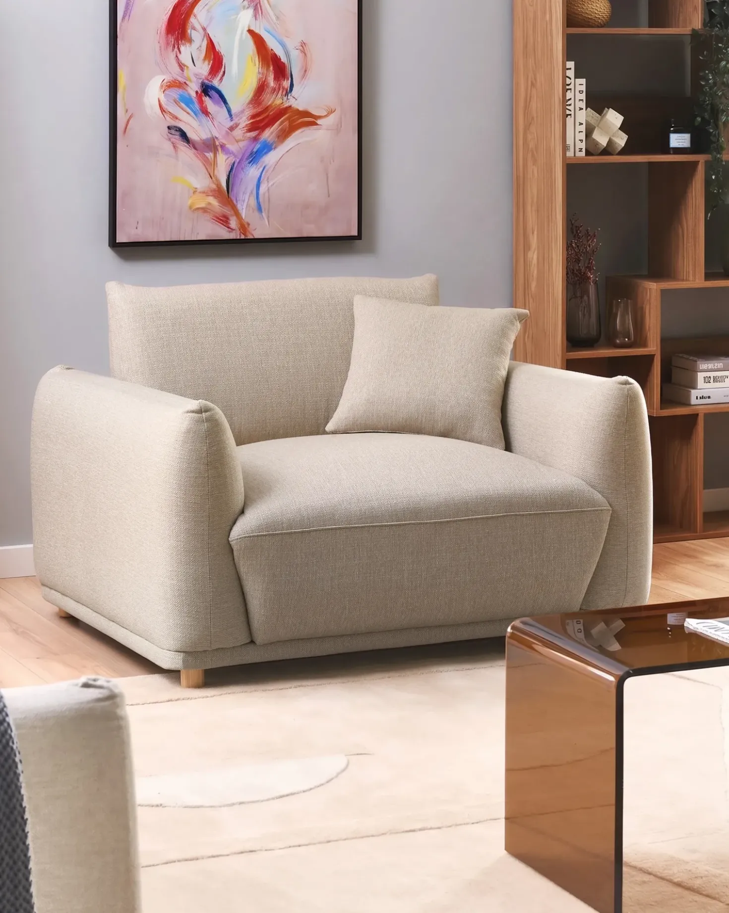 Poltrona JUBEK Velluto Beige