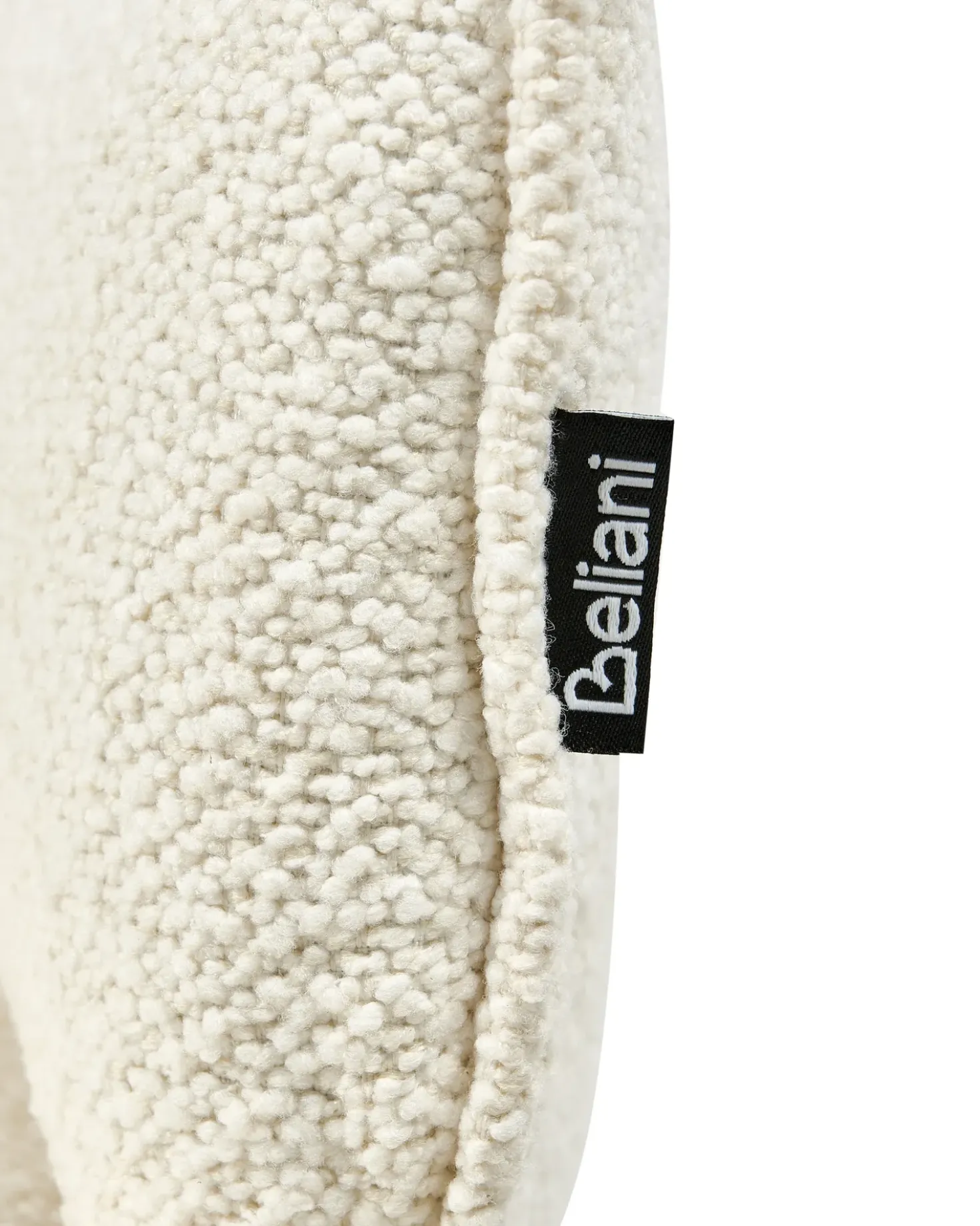 Poltrona KAYLA Bouclé Bianco sporco