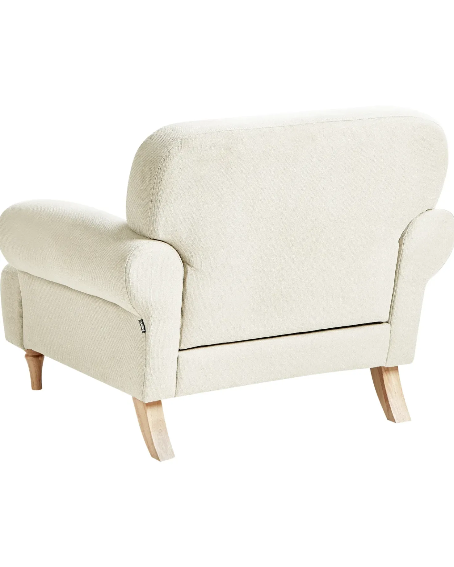 Poltrona KIBERG Tessuto Beige chiaro