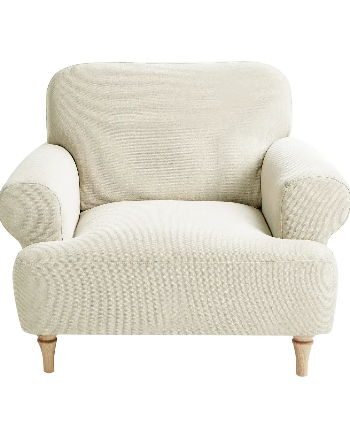 Poltrona KIBERG Tessuto Beige chiaro