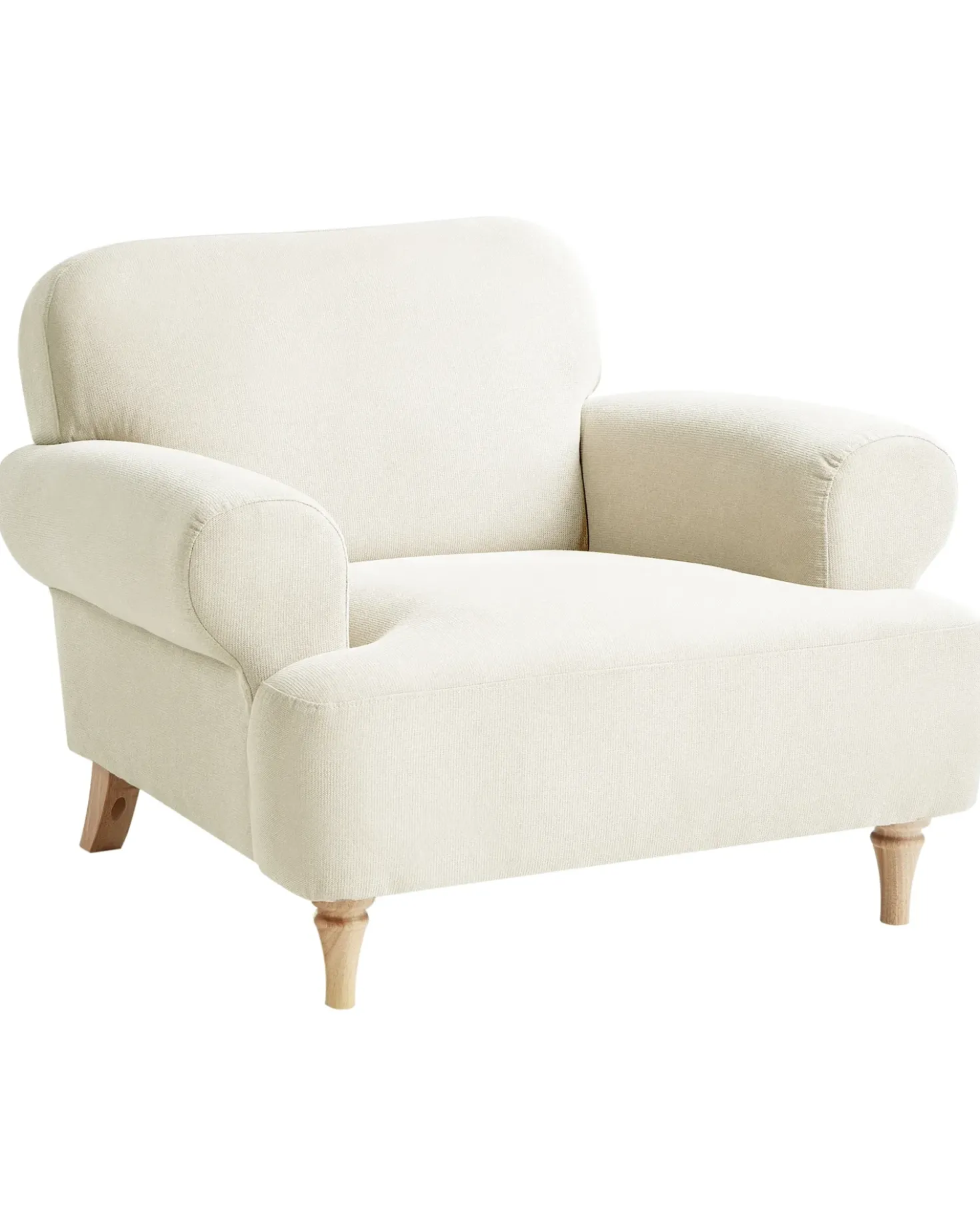 Poltrona KIBERG Tessuto Beige chiaro