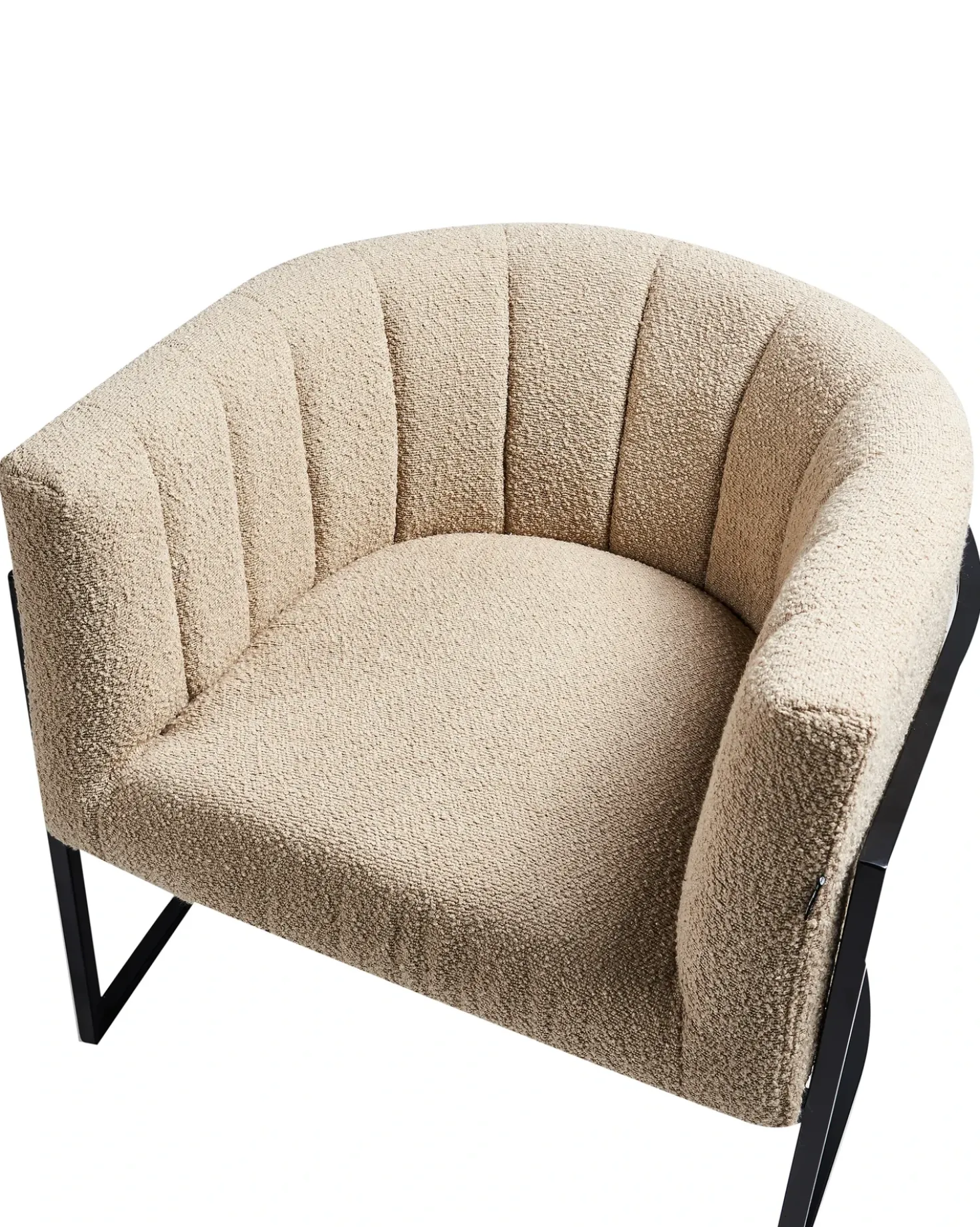 Poltrona LARVIK II Bouclé Beige