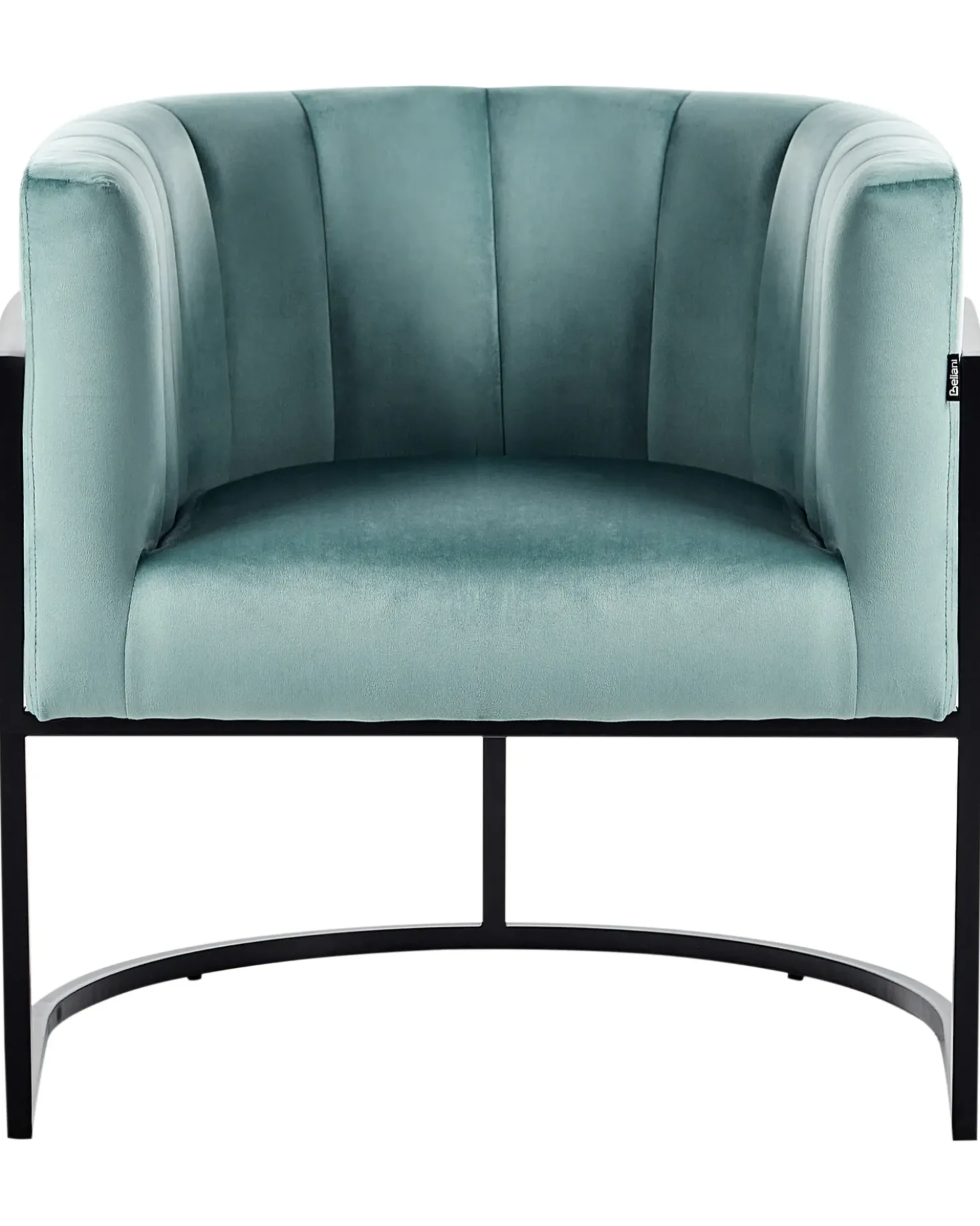 Poltrona LARVIK II Velluto Verde menta
