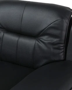 Poltrona LEIRA II Pelle sintetica Nero