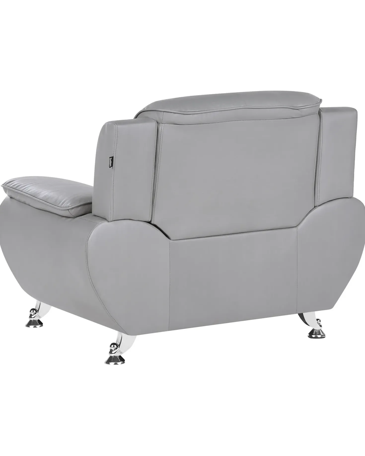 Poltrona LEIRA Pelle sintetica Grigio