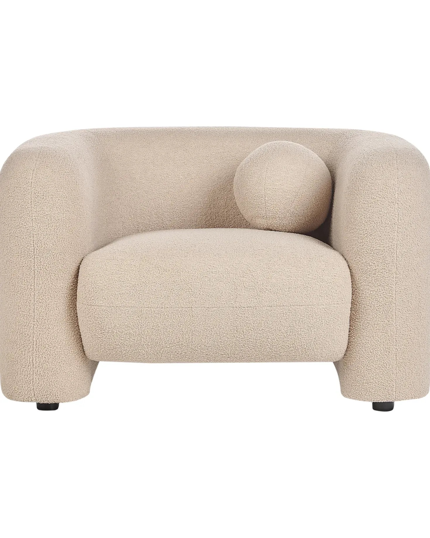 Poltrona LEIREN Bouclé Beige