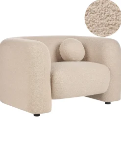 Poltrona LEIREN Bouclé Beige