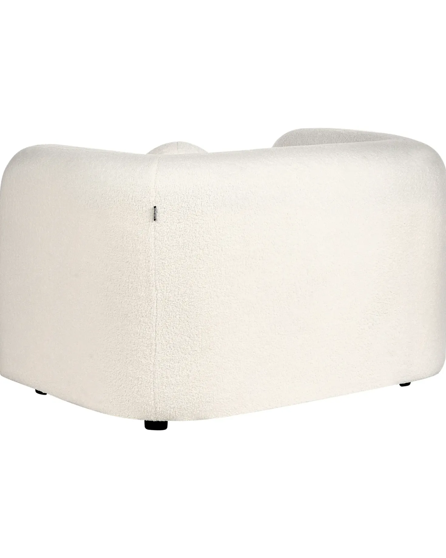 Poltrona LEIREN Bouclé Bianco