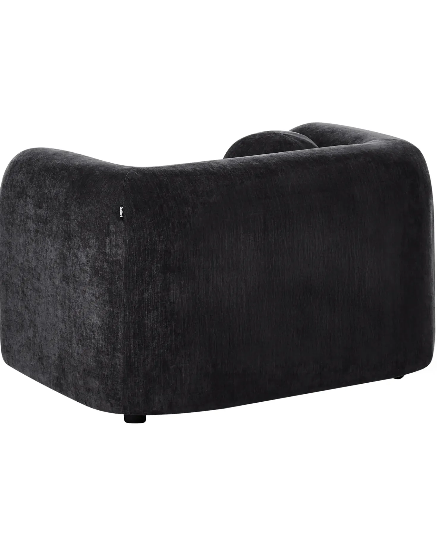 Poltrona LEIREN Ciniglia Nero