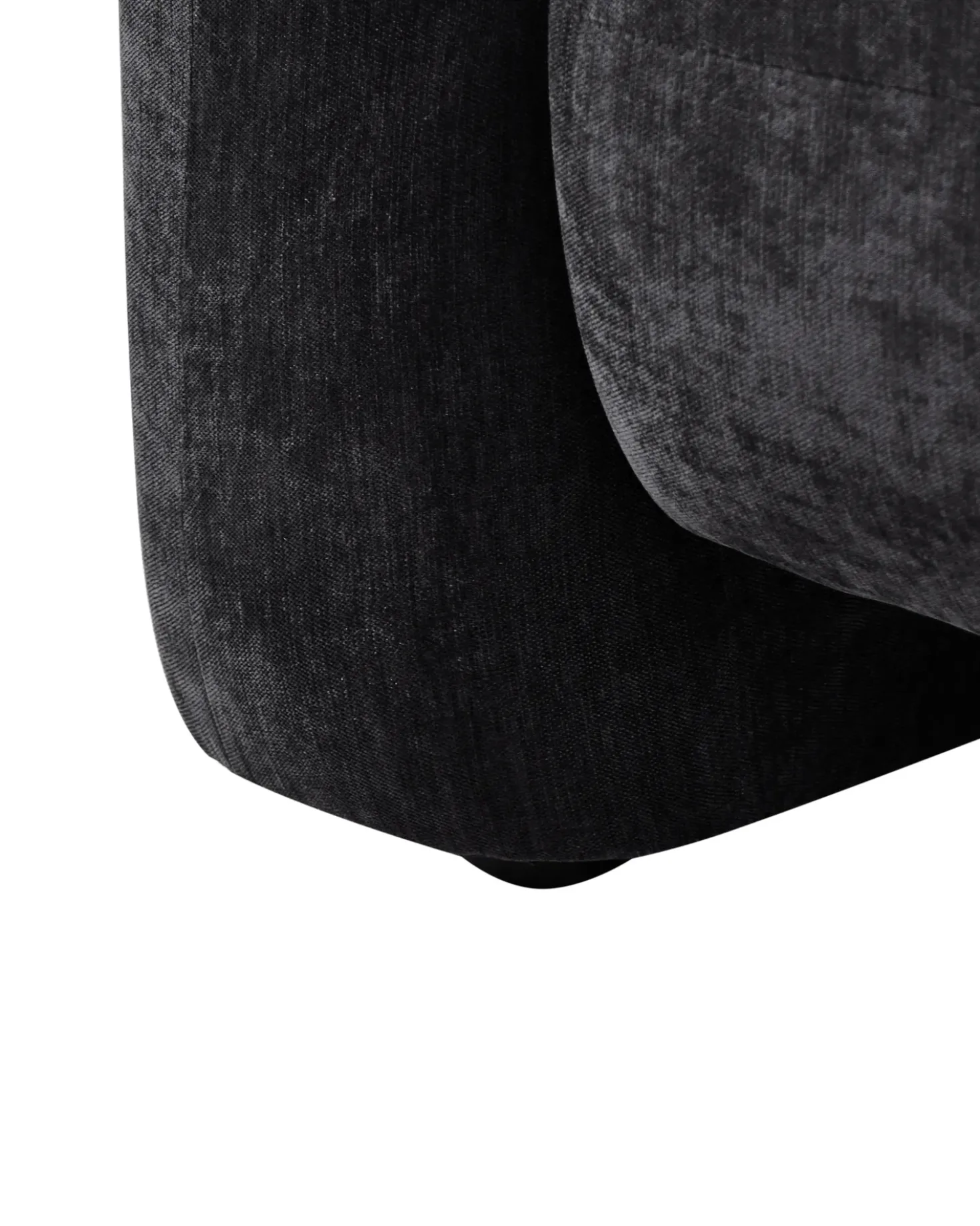 Poltrona LEIREN Ciniglia Nero