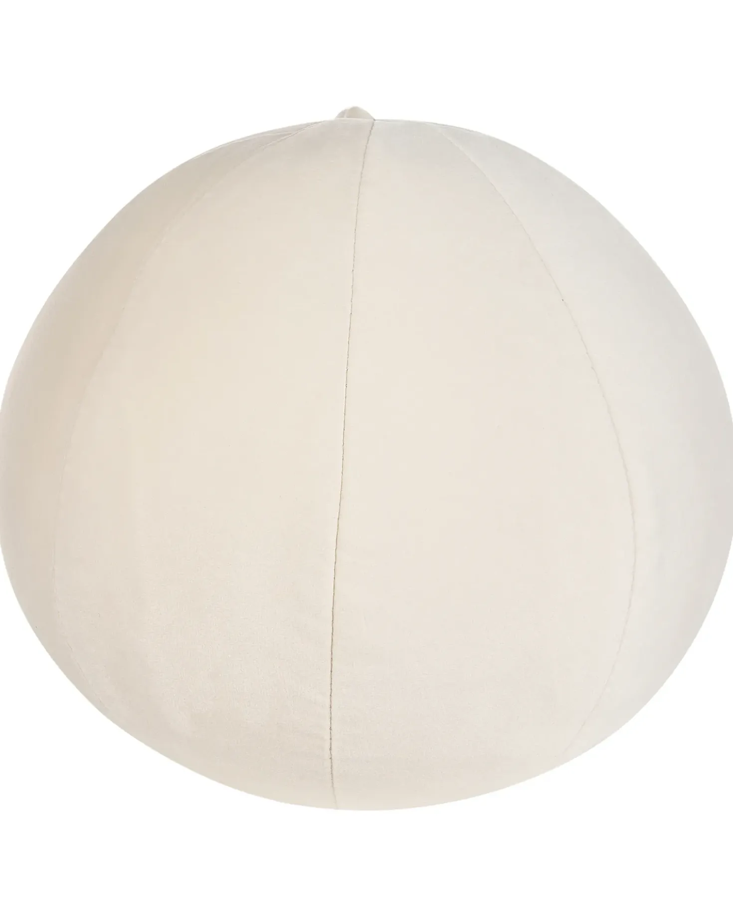Poltrona LEIREN Velluto Bianco sporco