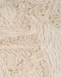 Poltrona LEKNES Finta pelliccia Beige chiaro