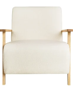 Poltrona LESJA Bouclé Beige chiaro
