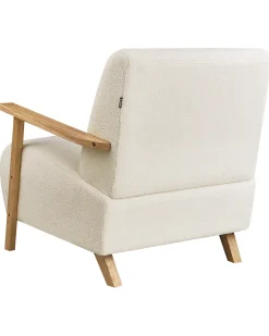 Poltrona LESJA Bouclé Beige chiaro