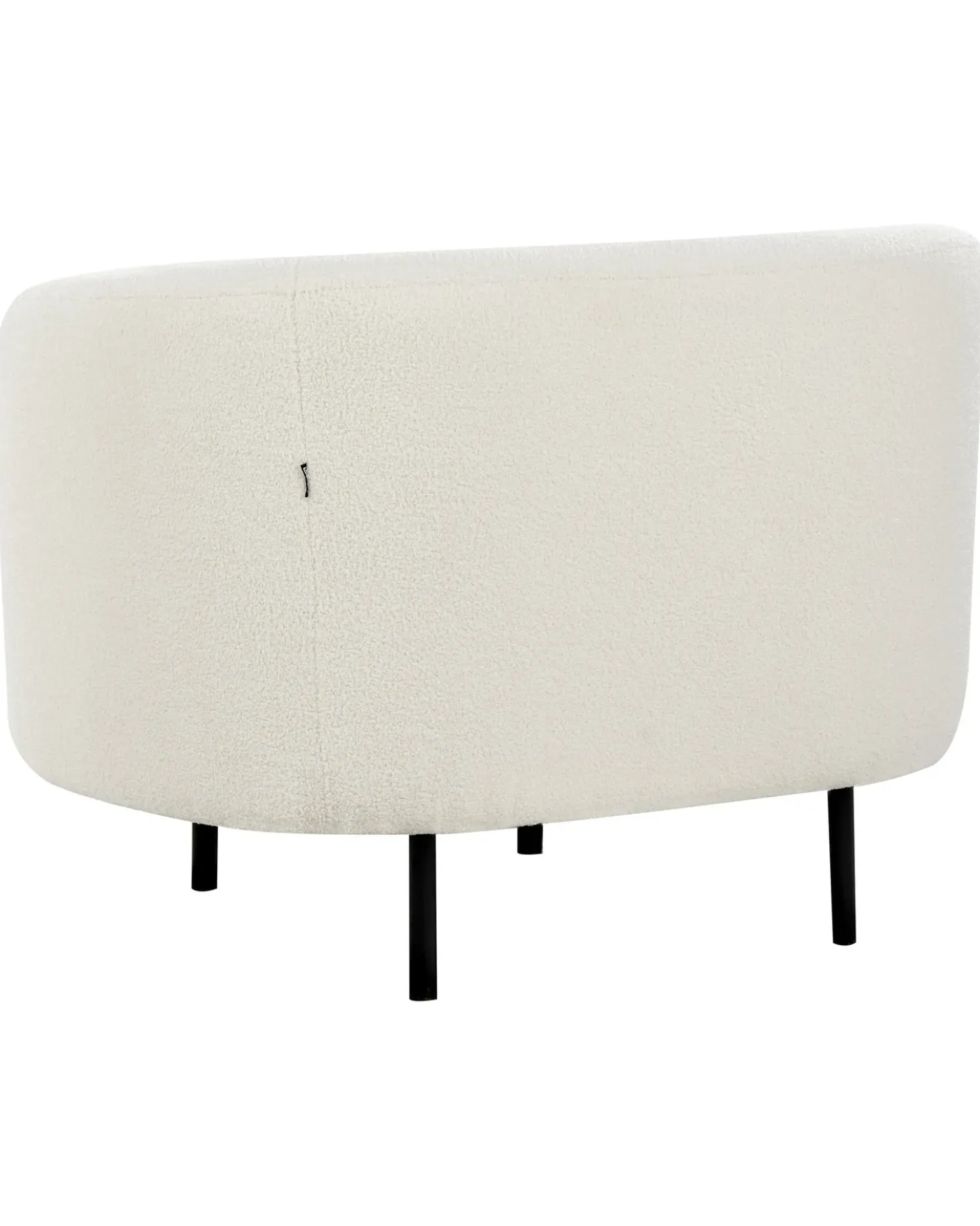 Poltrona LOEN Bouclé Bianco