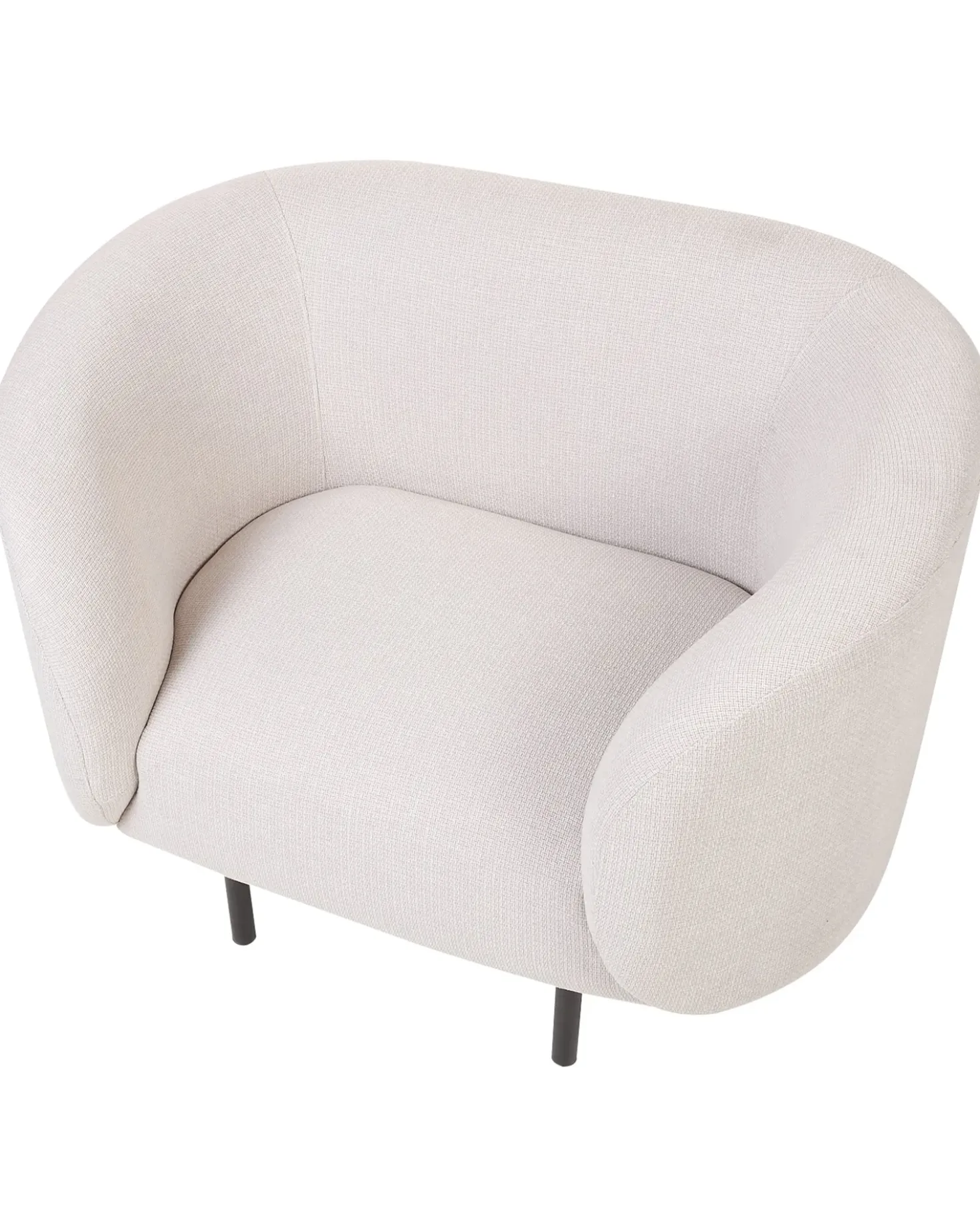 Poltrona LOEN Tessuto Beige chiaro