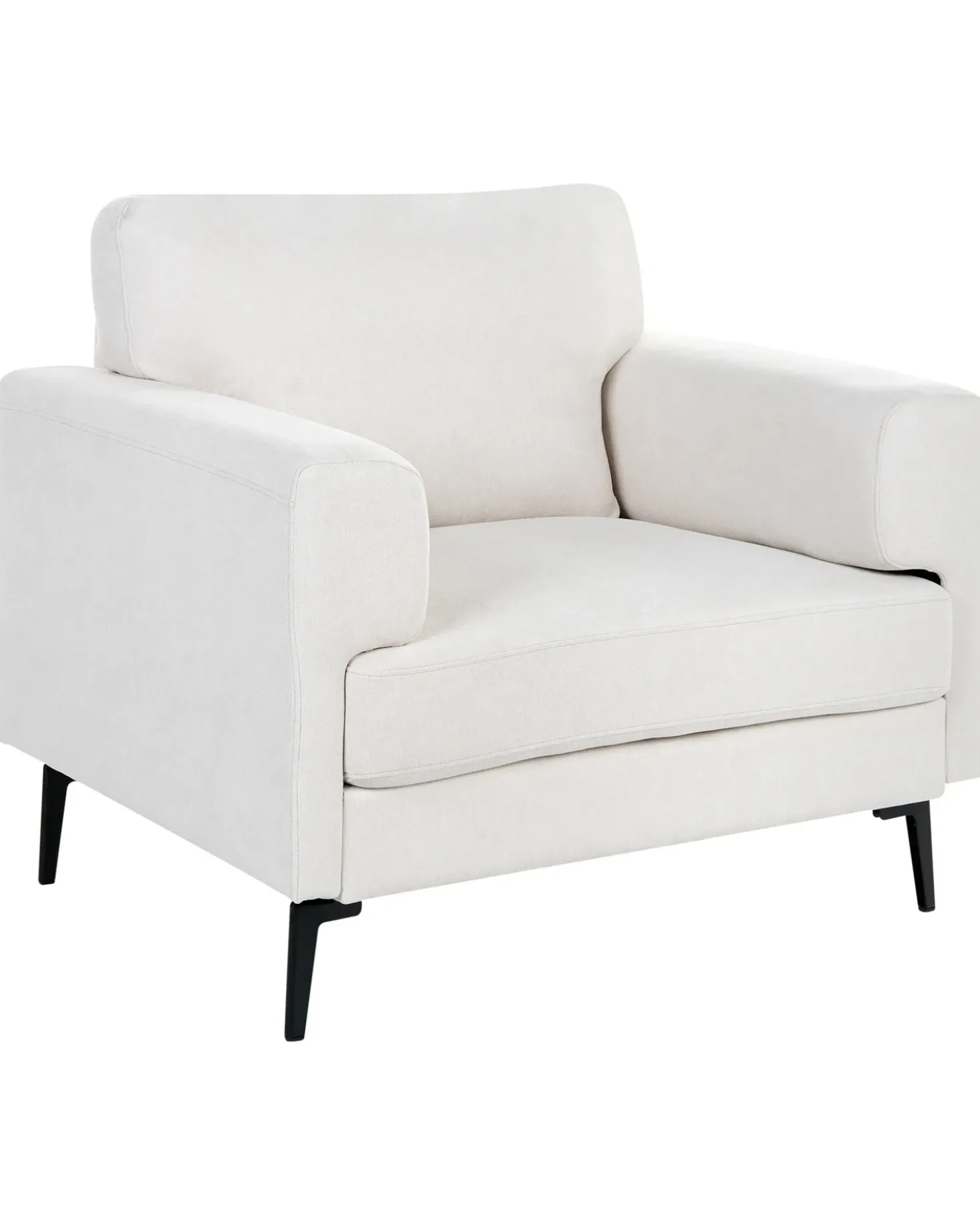 Poltrona LOUSTO Tessuto Beige chiaro