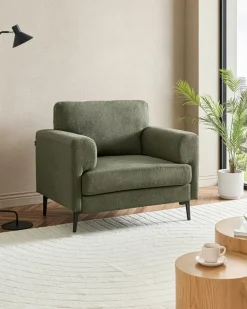 Poltrona LOUSTO Tessuto Verde