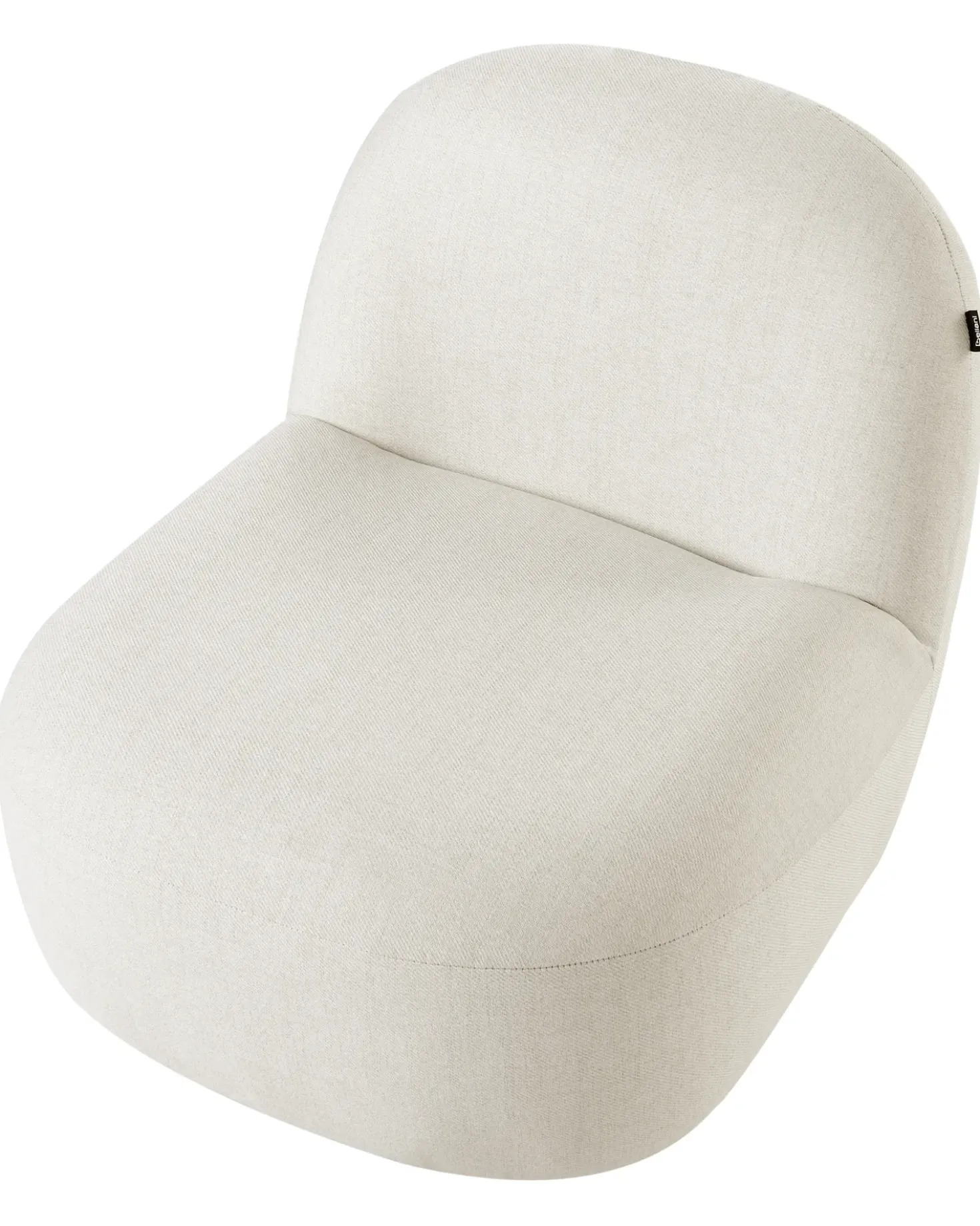 Poltrona LOVBERG Tessuto Bianco sporco