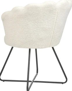 Poltrona LOVELOCK Bouclé Bianco