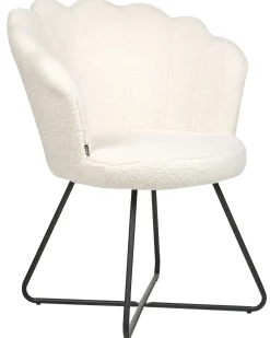 Poltrona LOVELOCK Bouclé Bianco