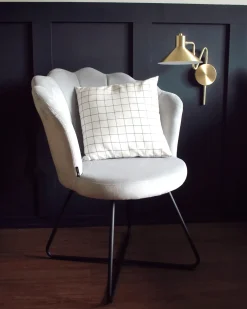 Poltrona LOVELOCK Velluto Grigio